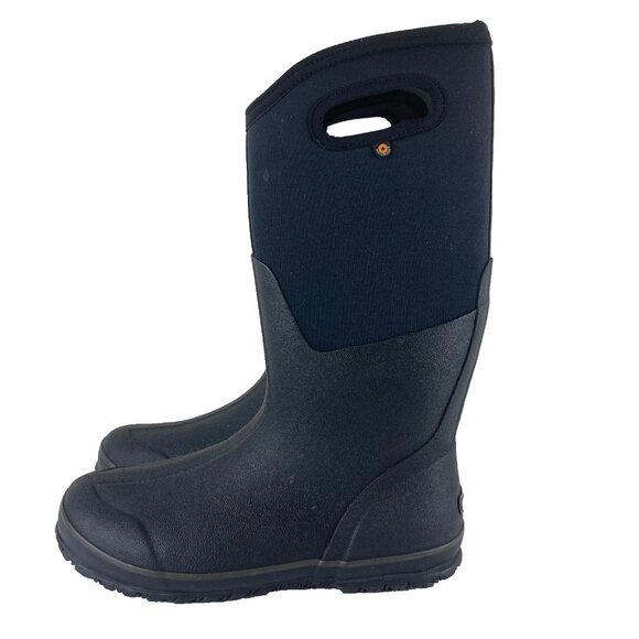 Bogs Womens Sz 10 Black Tall Insulated Waterproof Winter Snow Rain Boots Pull On - Picture 1 of 8
